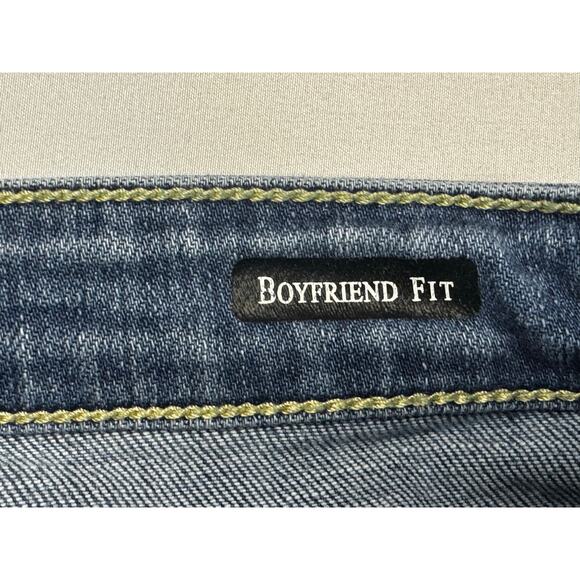 Judy Blue Women's Boyfriend Fit Blue Stretch Denim Jeans - Size 1 (27x27) - Picture 5 of 6